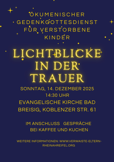 Lichtblicke in der Trauer