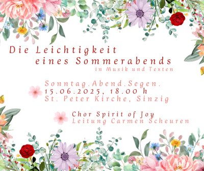 Die Leichtigkeit eines Sommerabends